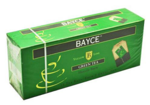 Bayce 25шт зеленый листовой чай пакетированный