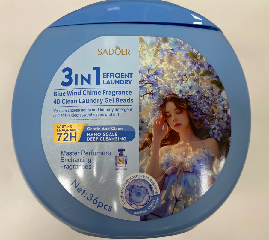 Капсулы для стирки 36шт Sadoer