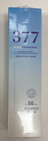Солнцезащитный спрей Maimiqi 377 с фактором защиты SPF 50+ PA+++