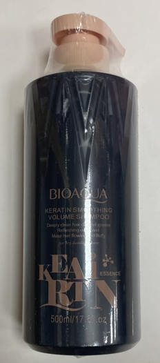 Шампунь 500мл для объема и гладкости волос Bioaqua Keratin Smoothing Volume