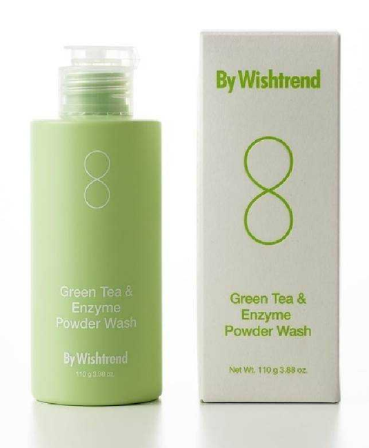 Энзимная пудра для умывания 110гр By Wishtrend Green Tea & Enzyme Powder Wash