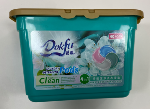 Капсулы для стирки 40капсул Dokfu