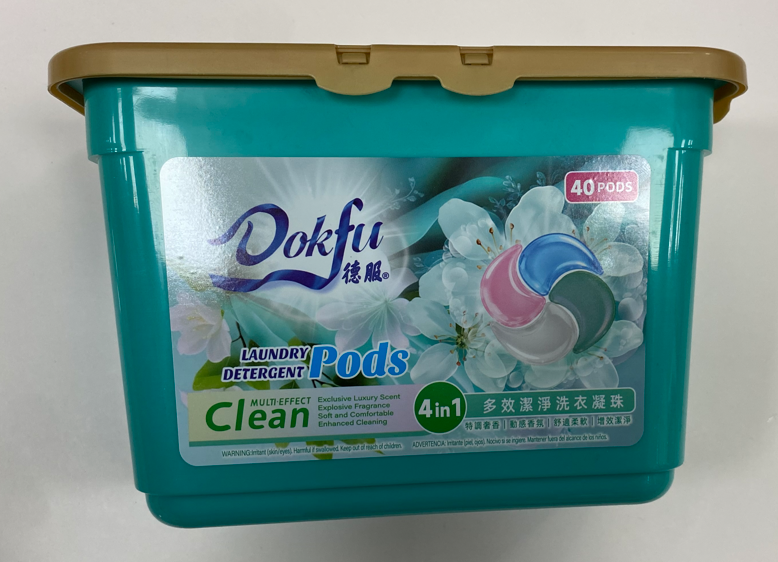 Капсулы для стирки 40капсул Dokfu