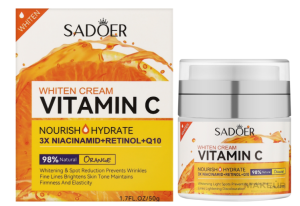Осветляющий крем для лица 50гр Sadoer Vitamin C
