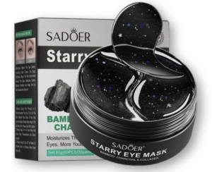 Патчи SADOER гидрогелевые Starry Bamboo Charcoal от темных кругов 60шт