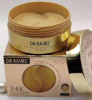 Патчи Dr. Rashel гидрогелевые 24K Gold Collagen Hydrogel Eye Mask 60шт
