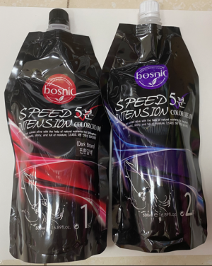 BOSNIC Краска для волос Speed 5Min (Black) черный крем-краска 1000мл