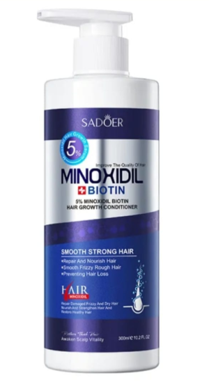Кондиционер для волос 300мл Minoxidil 5%+Biotin Миноксидил 5%+Биотин SADOER