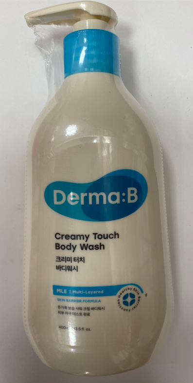 Кремовый гель для душа 400мл Derma-B Creamy Touch