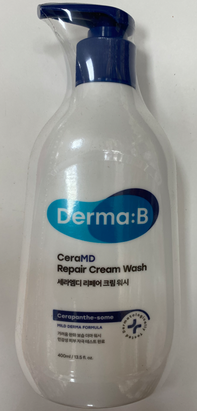 Восстанавливающий крем-гель для душа 400мл Derma:B