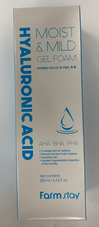 Гелевая очищающая пенка 200мл Hyaluronic Acid AHA BHA PHA Most & Mild Gel Foam
