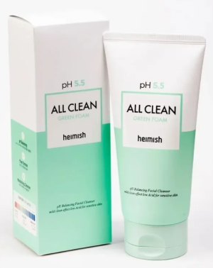 Heimish Пенка очищающая для лица All Clean Green Foam 5.5 pH, 150гр