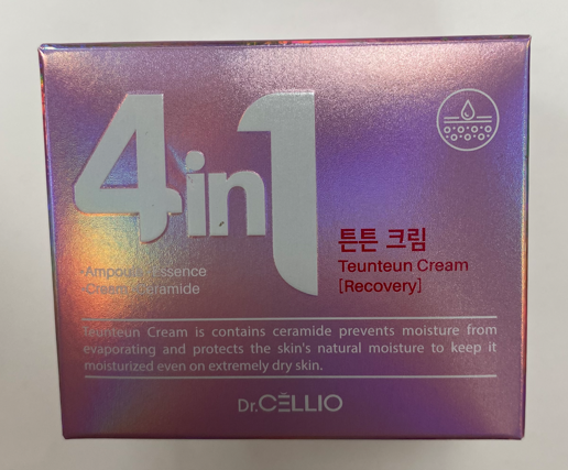 Dr.Cellio крем 4 In 1 Teunteun Ceramide Cream для лица 70мл