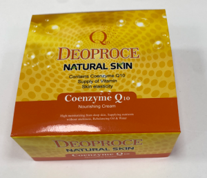 Deoproce крем Natural Skin Coenzyme Q10 Nourishing Cream для лица 100 мл