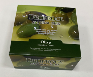 Питательный крем для лица и тела с экстрактом оливы 100мл Deoproce Natural Skin Olive Nourishing Cream