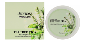 Крем для проблемной кожи лица 100мл Deoproce Natural Skin Tea Tree Cica Nourishing Cream