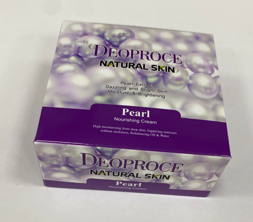 Deoproce крем для лица Natural Skin Pearl 100 мл