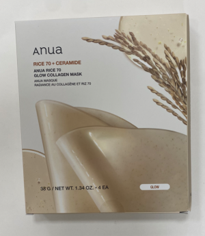 Anua Rice 70 Glow Collagen маска для лица с коллагеном