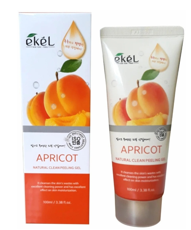 Ekel Natural Clean Peeling Gel Apricot пилинг-скатка с экстрактом абрикоса 100мл