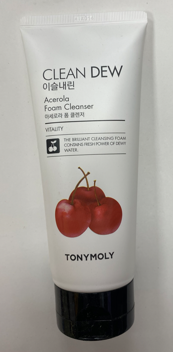 Очищающая пенка для лица 180мл Tony Moly Clean Dew Acerola Foam Cleanser