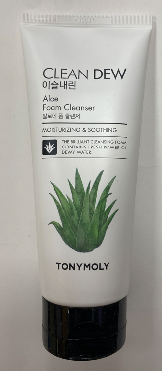 Увлажняющая и успокаивающая пенка для умывания 180ил TONYMOLY Clean Dew Aloe Foam Cleanser