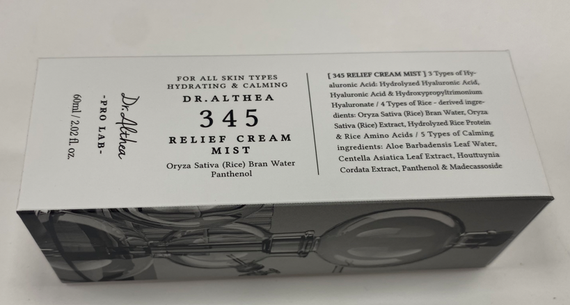 Dr. Althea 345 Relief Cream Mist успокаивающий и увлажняющий мист для лица 60мл