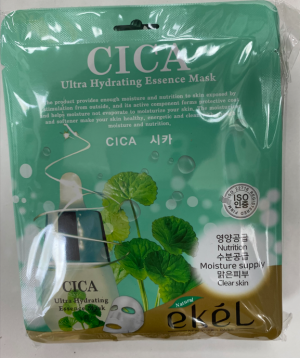 Тканевые увлажняющие маски Ekel CICA Ultra Hydrating Essence Mask
