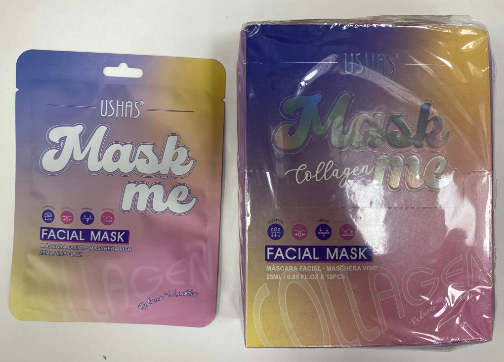 Тканевые маски для лица с коллагеном Ushas из коллекции Mask Me.
