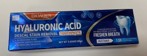 Зубная паста 100гр для удаления налета и пятен Bioaqua Hyaluronic Acid