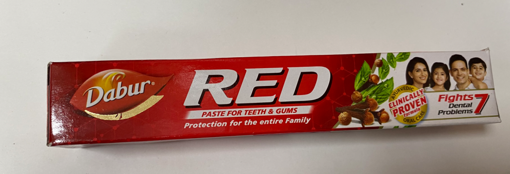 Аюрведическая зубная паста 100гр Dabur Red для комплексного ухода