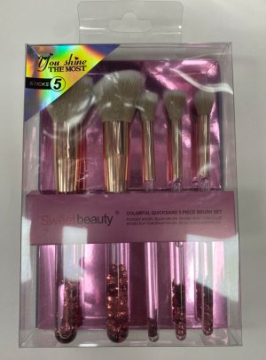 Набор кистей для макияжа Sweet Beauty 5 инструментов