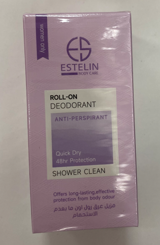 Женский роликовый дезодорант-антиперспирант 50мл от бренда Estelin "Shower Clean"