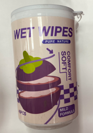 Влажные салфетки 45шт WET WIPES