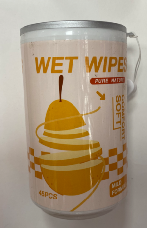 Влажные салфетки 45шт WET WIPES