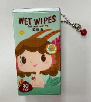 Влажные салфетки 30шт  WET WIPES