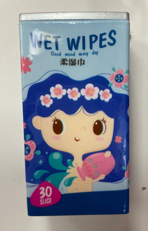 Влажные салфетки 30шт  WET WIPES