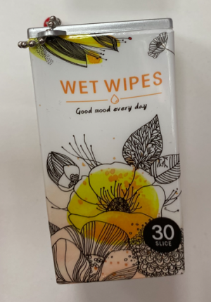 Влажные салфетки 30шт  WET WIPES