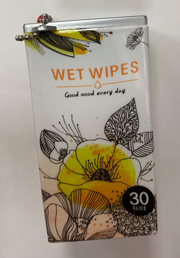 Влажные салфетки 30шт  WET WIPES
