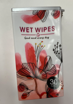 Влажные салфетки 30шт  WET WIPES