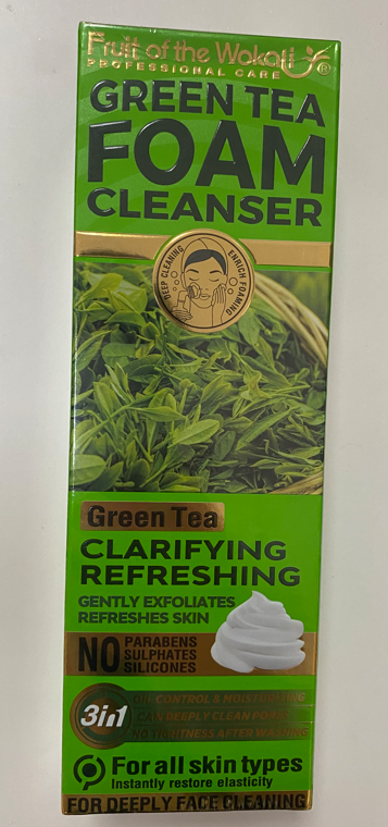 Гель-пенка для лица Wokali Green Tea 150 мл