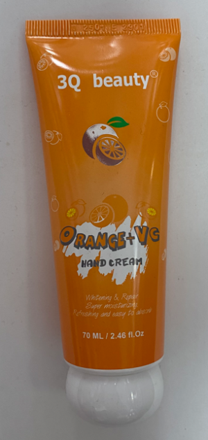 Крем для рук 3Q Beauty Orange + VC осветления и глубокого увлажнения кожи