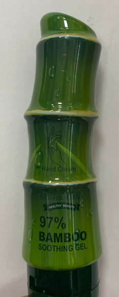Успокаивающий гель для рук с 97% экстрактом бамбука 100мл Wokali Natural Fresh Bamboo Soothing Gel