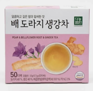 Корейский чай Danongwon с грушей, корнем колокольчика и имбирем 50шт