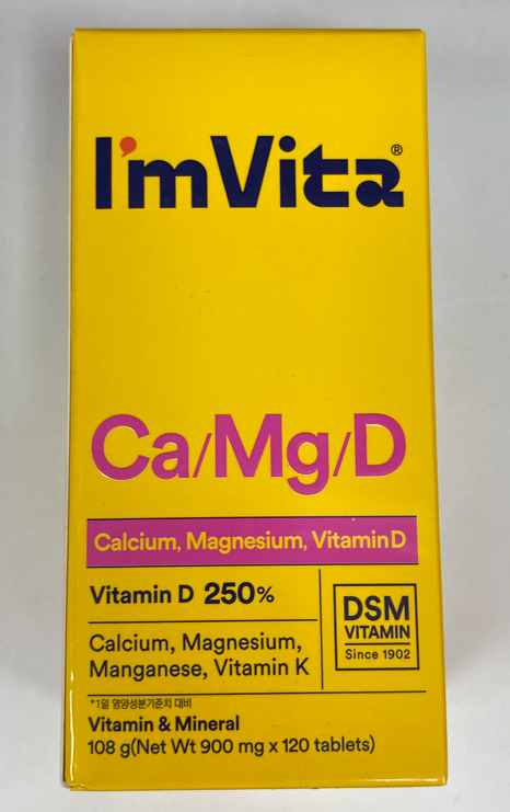 I'm Vita Ca/Mg/D, корейский комплекс витаминов и минералов