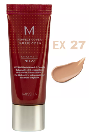 Тональный BB-крем 20мл MISSHA M Perfect Cover в оттенке №23  SPF 42/PA+++