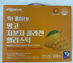 Корейское коллагеновое желе манго Mippeum Mango Collagen Jelly Stick