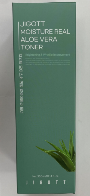 JIGOTT тонер Moisture Real Aloe Vera Toner 300 мл
