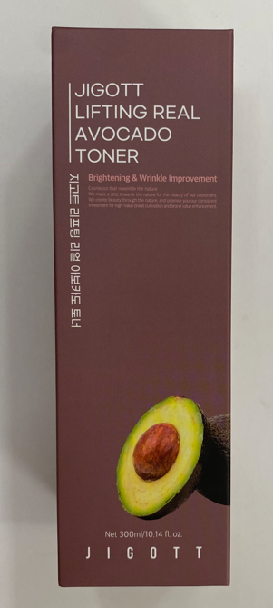 JIGOTT восстанавливающий тонер Lifting Real Avocado 300 мл