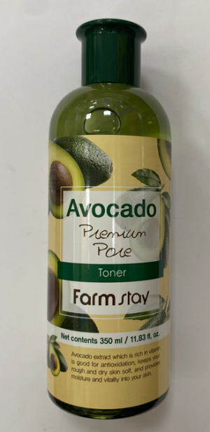 Тонер для лица Антивозрастной с экстрактом авокадо 350 мл FarmStay Avocado Premium Pore Toner