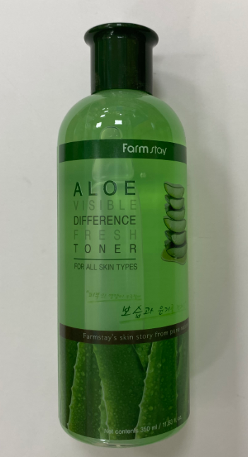Farmstay освежающий тонер Aloe Visible Difference Fresh 350 мл
